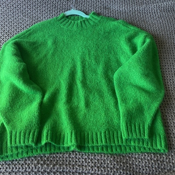 Revolve Pistola Carlen Mock Neck Sweater in Fern - Picture 4 of 7